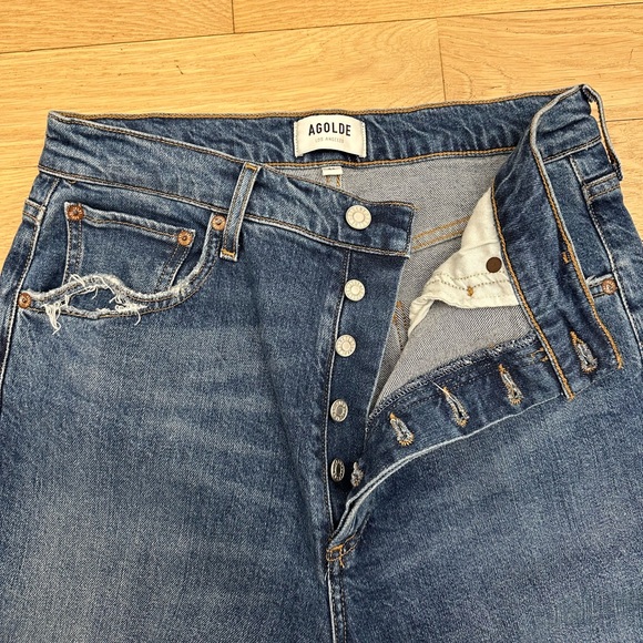 AGOLDE Riley High Rise Straight Jeans - Picture 8 of 8